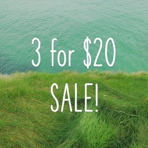 3for$20 SALE!